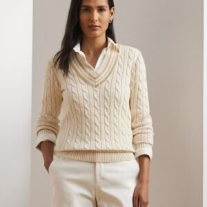 Cream Cashmere Cardigan