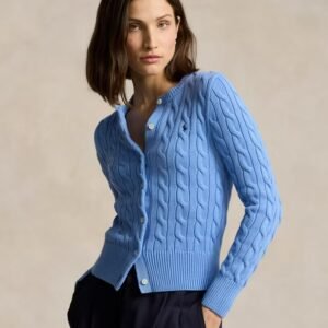 Blue Waves Cashmere Cardigan